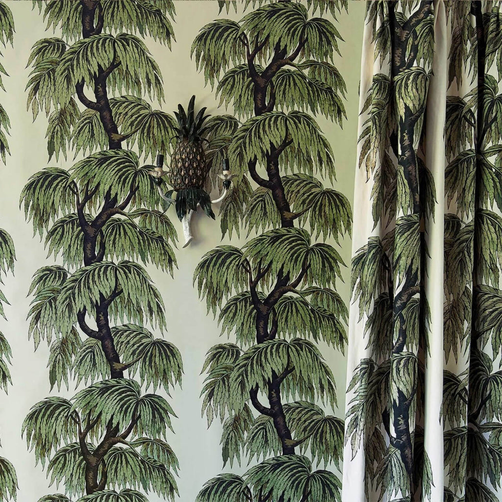Babylon Cotton Linen Papyrus / Willow, Yard