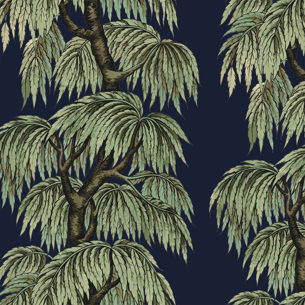Babylon Midnight Willow, Sample Wallcoverings | House of Hackney