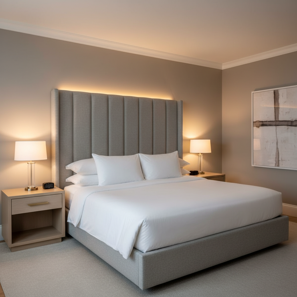 Abaca - Silverleaf Tekloom Performance Upholstered Headboard | Architectural Fabrics