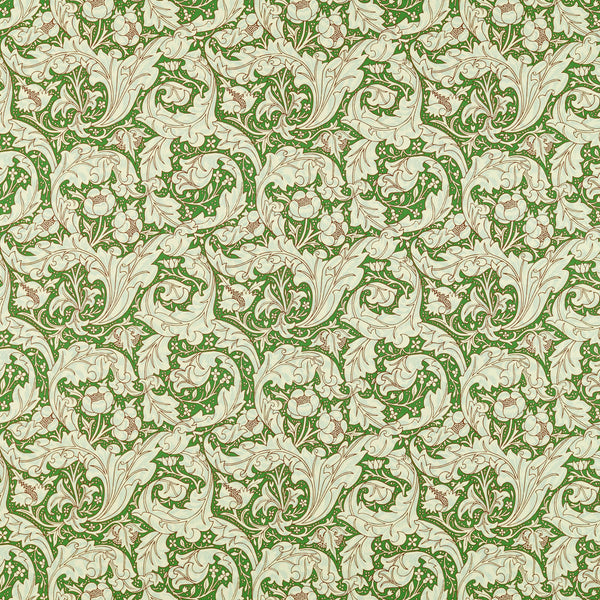 Bachelors Button Leaf Green/Sky | Morris & Co.