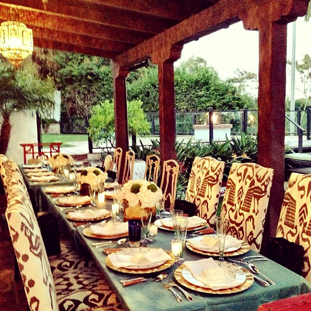 Room setting — Bali Isle Dining