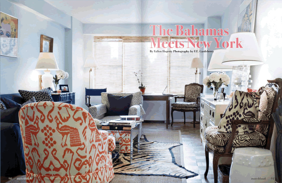 Room setting — Alixe Laughlin Matchbook Mag