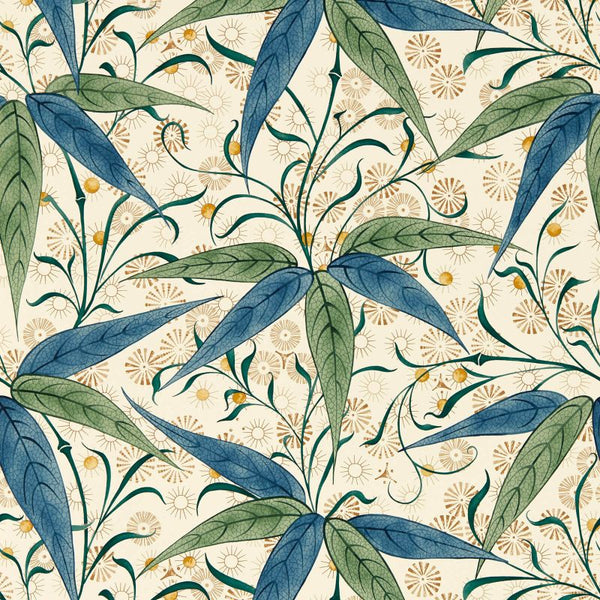 Bamboo Artichoke Thyme Wallcovering | William Morris