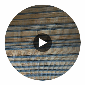 Bamboot Bamboo Grasscloth Horizontal Weave | Phillipe Romano Circular Swatch | DW