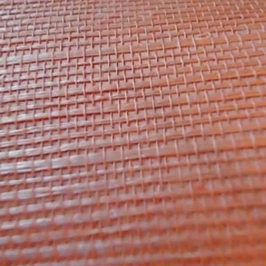 Barbara's Peach Grasscloth | Phillipe Romano