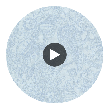 Barcelona Sky Paisley Wallcovering Circular Swatch | LA Walls
