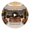 Baroque - Baroque Performance Vinyl | Philippe Romano Fabrics Circular Swatch | Philippe Romano Fabrics