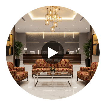 Baroque - Baroque Performance Vinyl | Philippe Romano Fabrics Circular Swatch | Philippe Romano Fabrics