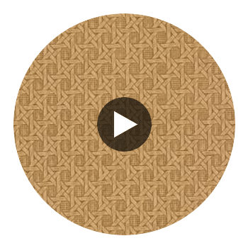 Basketry - Basketry Performance Vinyl | Philippe Romano Fabrics Circular Swatch | Philippe Romano Fabrics
