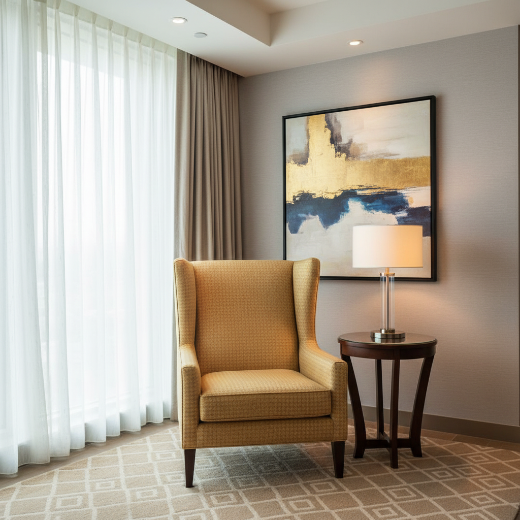 Pinnacle Rock - Daffodil Upholstered Chair | Architectural Fabrics