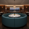 Kick Em Jenny - Bay Upholstered Banquette | Architectural Fabrics