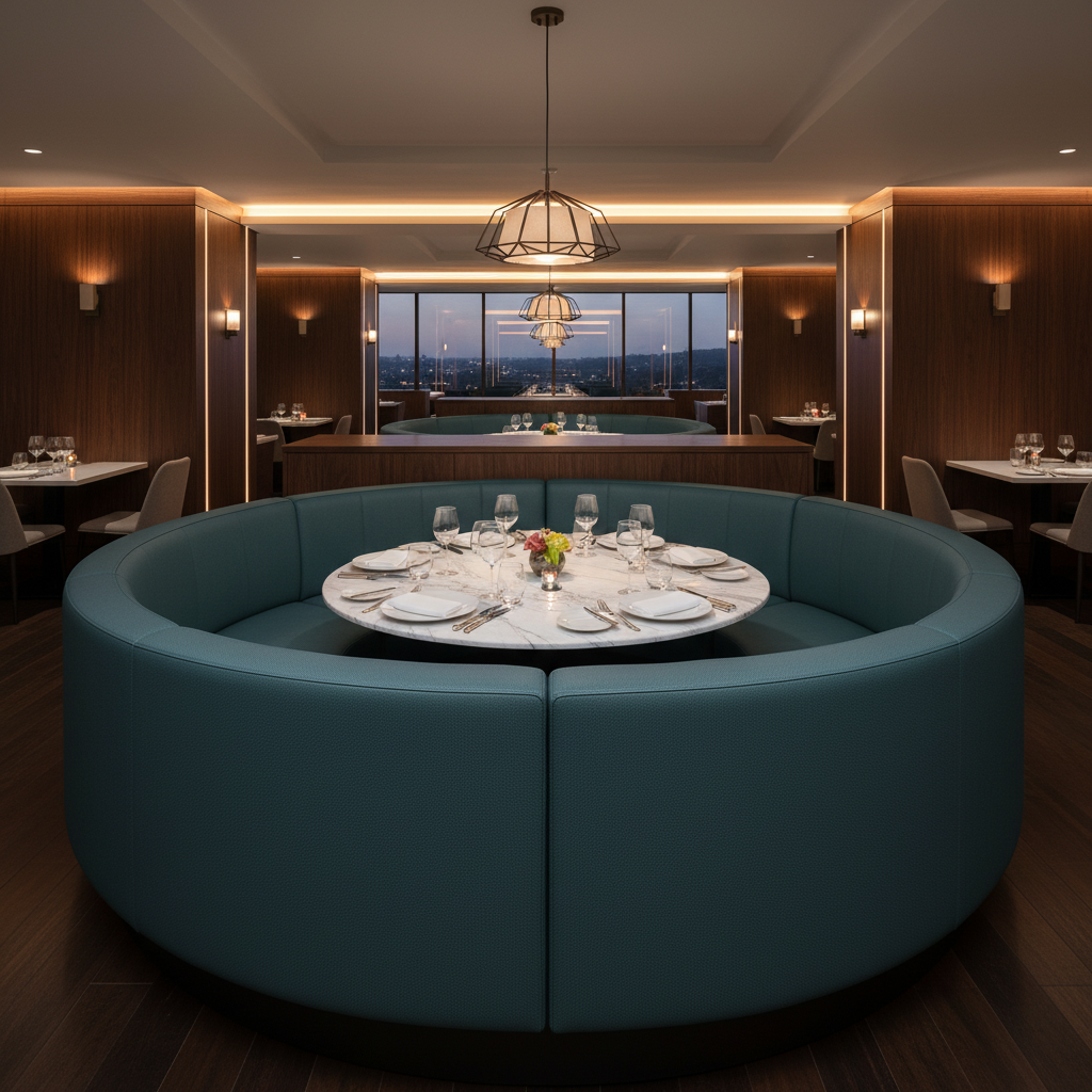 Kick Em Jenny - Bay Upholstered Banquette | Architectural Fabrics