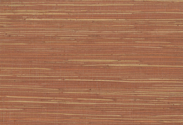 Provincetown-Raw Sienna Hemp Wallcovering | Phillipe Romano