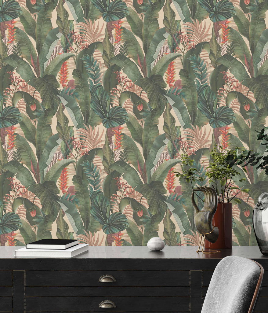 Drawn Into Nature Beige Wallcovering | AS Creation