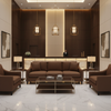 Aire Pebbled - Cocoa Bean Breathable Polyurethane Upholstered Sofa | Architectural Fabrics