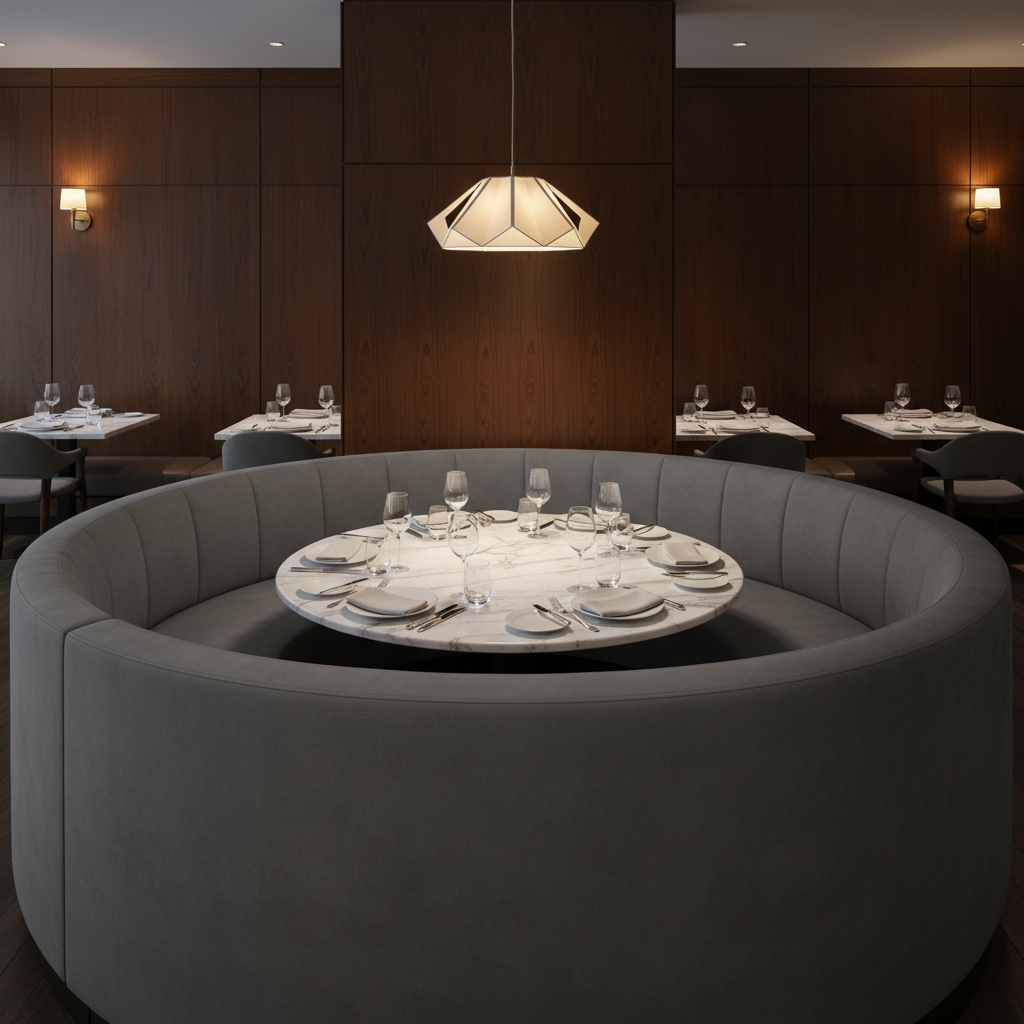 Maho Bay - Marlin Upholstered Banquette | Architectural Fabrics