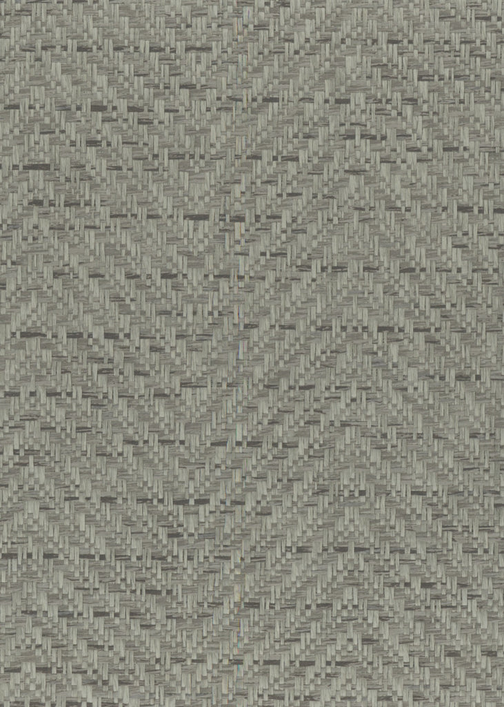 Sea Island-Gray Paper Weave Wallcovering | Phillipe Romano — PWV-500460