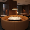 Luxury Cay - Ginger Upholstered Banquette | Architectural Fabrics
