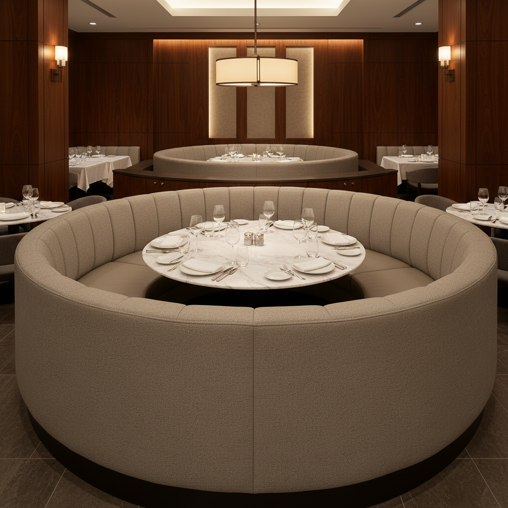 Quintana Bay - Field Upholstered Banquette | Architectural Fabrics