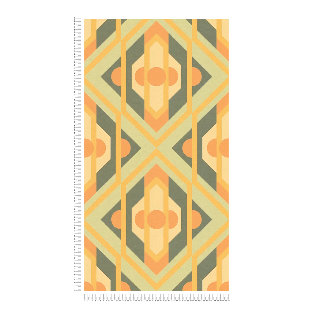 Retro Chic Light Green Wallcovering | AS Creation