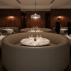 Puerto Plata - Bark Upholstered Banquette | Architectural Fabrics