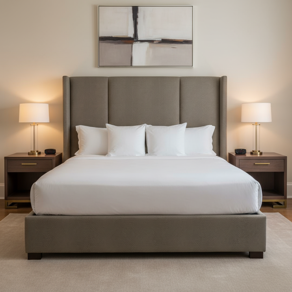 Snake Cay - Slate Upholstered Headboard | Architectural Fabrics