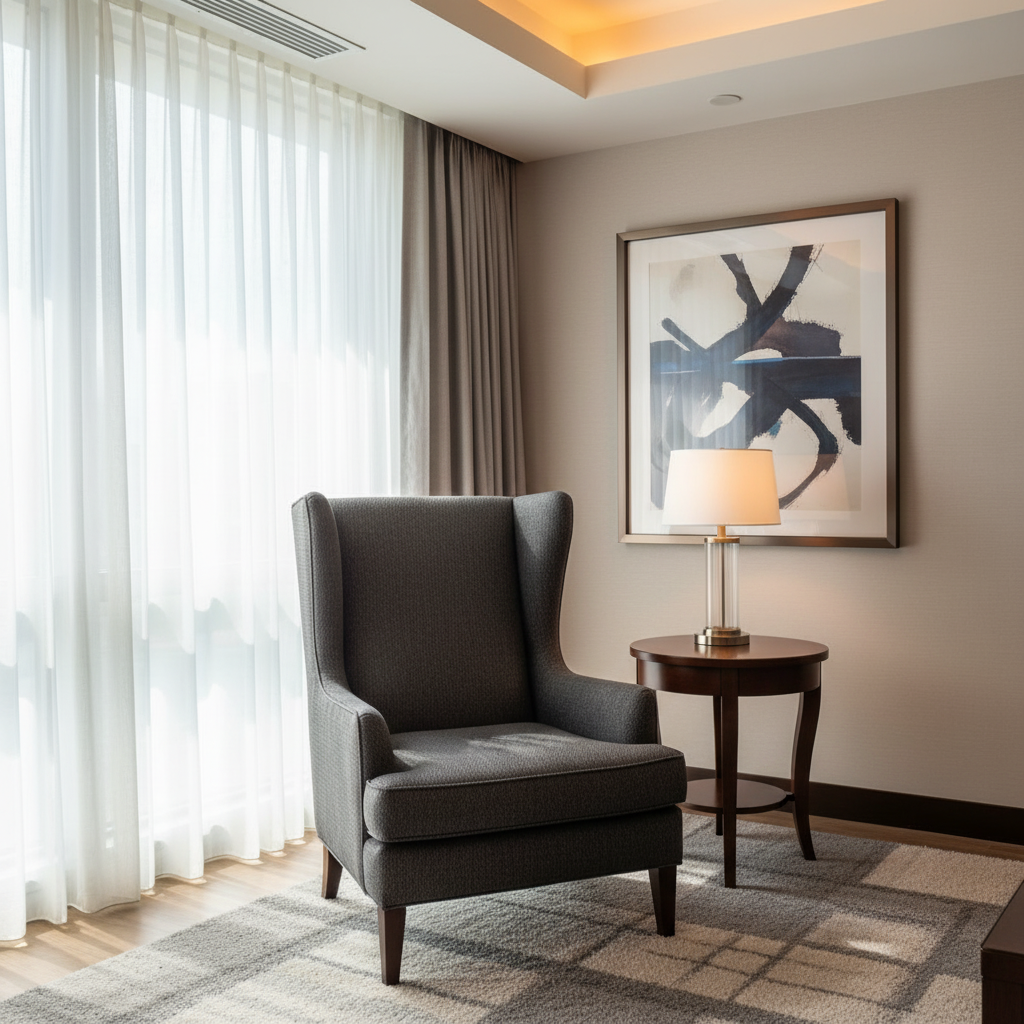 Parrot Cay - Night Upholstered Chair | Architectural Fabrics