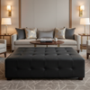 Bastia - Bastia Performance Polyurethane Upholstered Ottoman | Architectural Fabrics