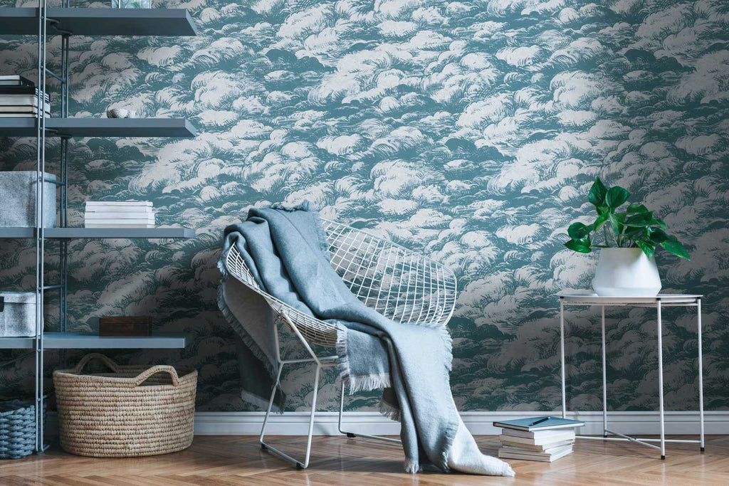 Jungle Chic Teal Wallcovering | AS Creation