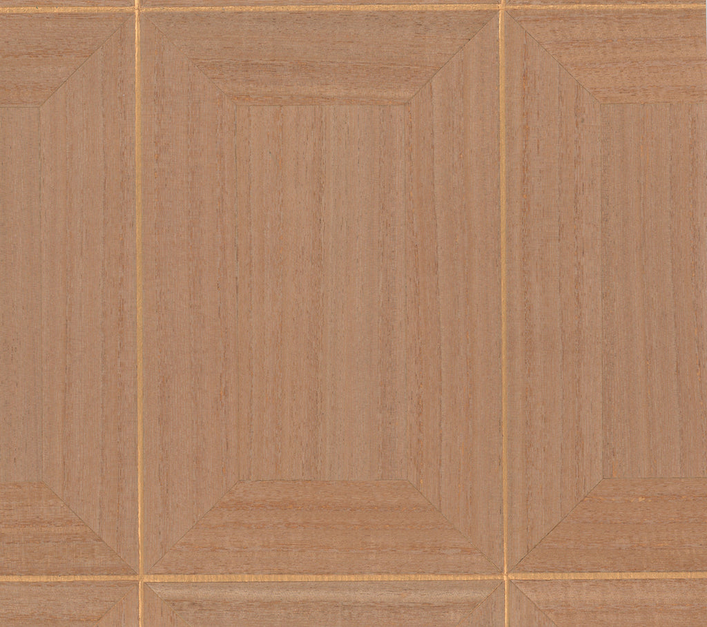 Boca Grande-Camel Wood Veneer Wallcovering | Phillipe Romano — WOOD-500500