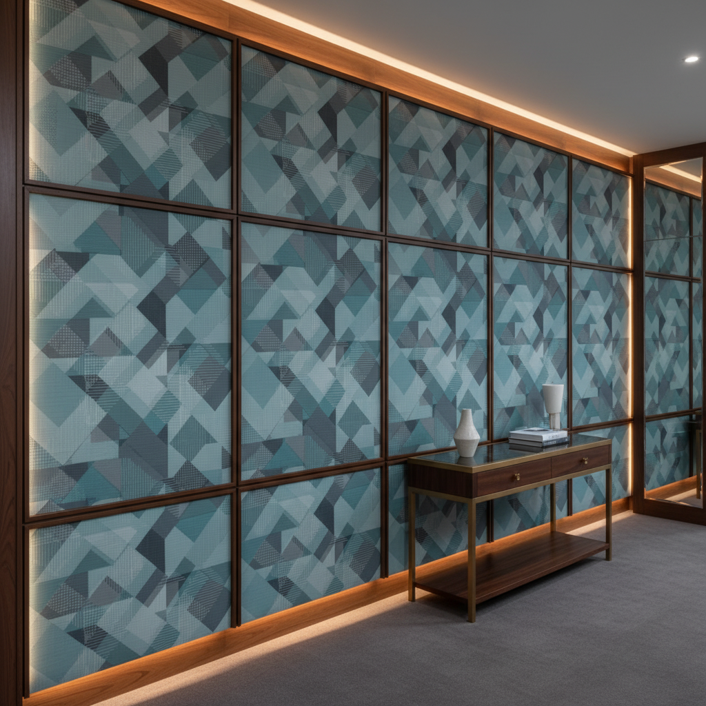Trellis Bay - Delta Upholstered Wall Panel | Architectural Fabrics