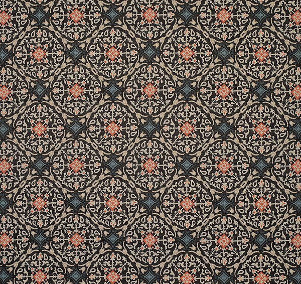 Nina Campbell Fabric - Charcoal Wallcovering | Nina Campbell