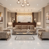 Crushed Velvet Texture Mushroom Taupe Upholstered Sofa | Architectural Fabrics