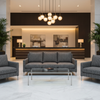 Turks Landing - Nero Upholstered Sofa | Architectural Fabrics