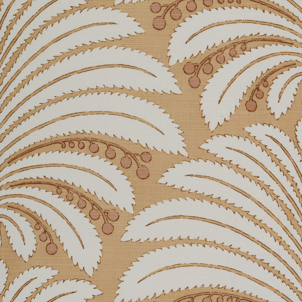 Palm Garden, Beige / Hazelnut / Brown on Light Tint Wallcoverings | Quadrille