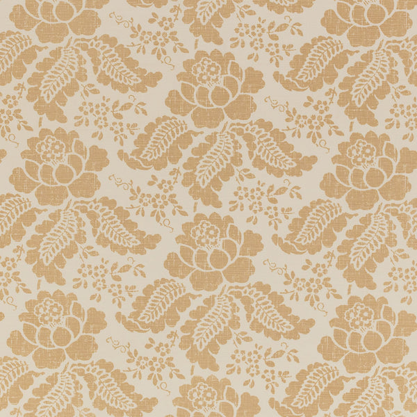 Martine, Beige on Tint Wallcoverings | Quadrille