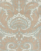 Borghese Two Color, Beige Turquoise Outline