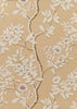Spring Blossom, Beige/Old Lavender/ Tan on Light Tint
