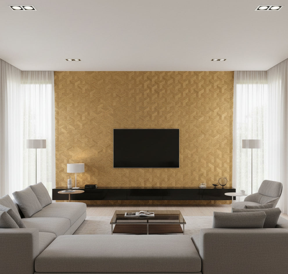 Bel Air Cubist Sisal | Philiipe Romano - living room room setting