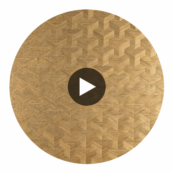Bel Air Cubist Sisal | Philiipe Romano Circular Swatch | DW