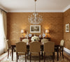 Bel Air Damasco Sisal | Philiipe Romano - dining room room setting