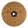 Bel Air Damasco Sisal | Philiipe Romano Circular Swatch | DW