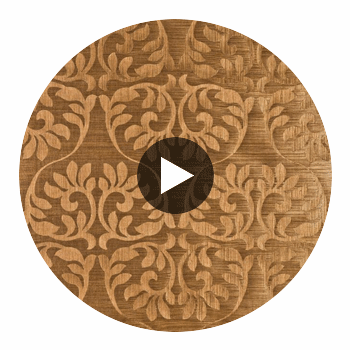 Bel Air Damasco Sisal | Philiipe Romano Circular Swatch | DW