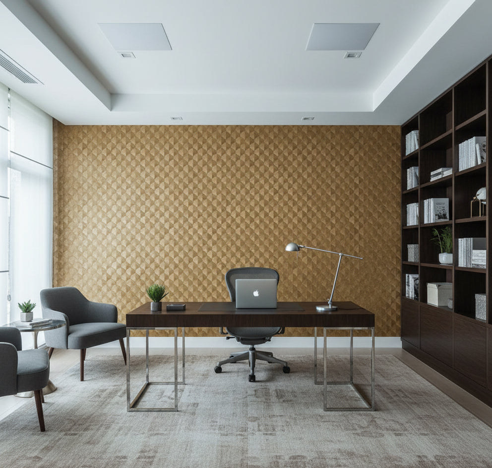 Bel Air Scallop Sisal | Philiipe Romano - office room setting