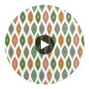 Beliza Pool and Spice | Thibaut Fabrics Circular Swatch | Thibaut