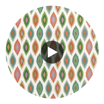 Beliza Pool and Spice | Thibaut Fabrics Circular Swatch | Thibaut