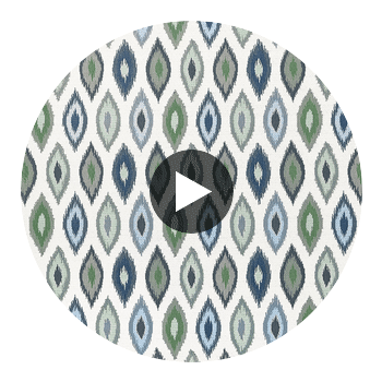 Beliza Sky and Sand | Thibaut Fabrics Circular Swatch | Thibaut
