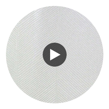 Bella Calabria Mica Chevron Herringbone | Phillipe Romano Circular Swatch | DW