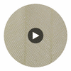 Bella Calabria Mica Chevron Herringbone | Phillipe Romano Circular Swatch | DW