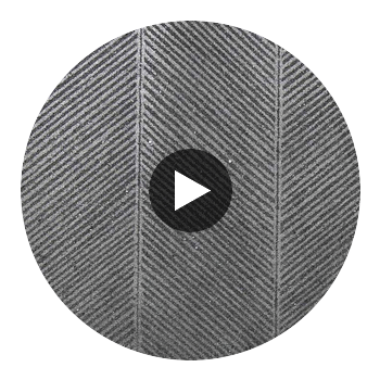 Bella Calabria Mica Chevron Herringbone | Phillipe Romano Circular Swatch | DW